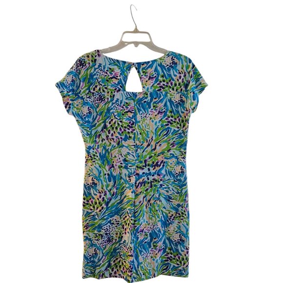 Lilly Pulitzer Multi color Cap Sleeve T-shirt Dress size S - Picture 5 of 7